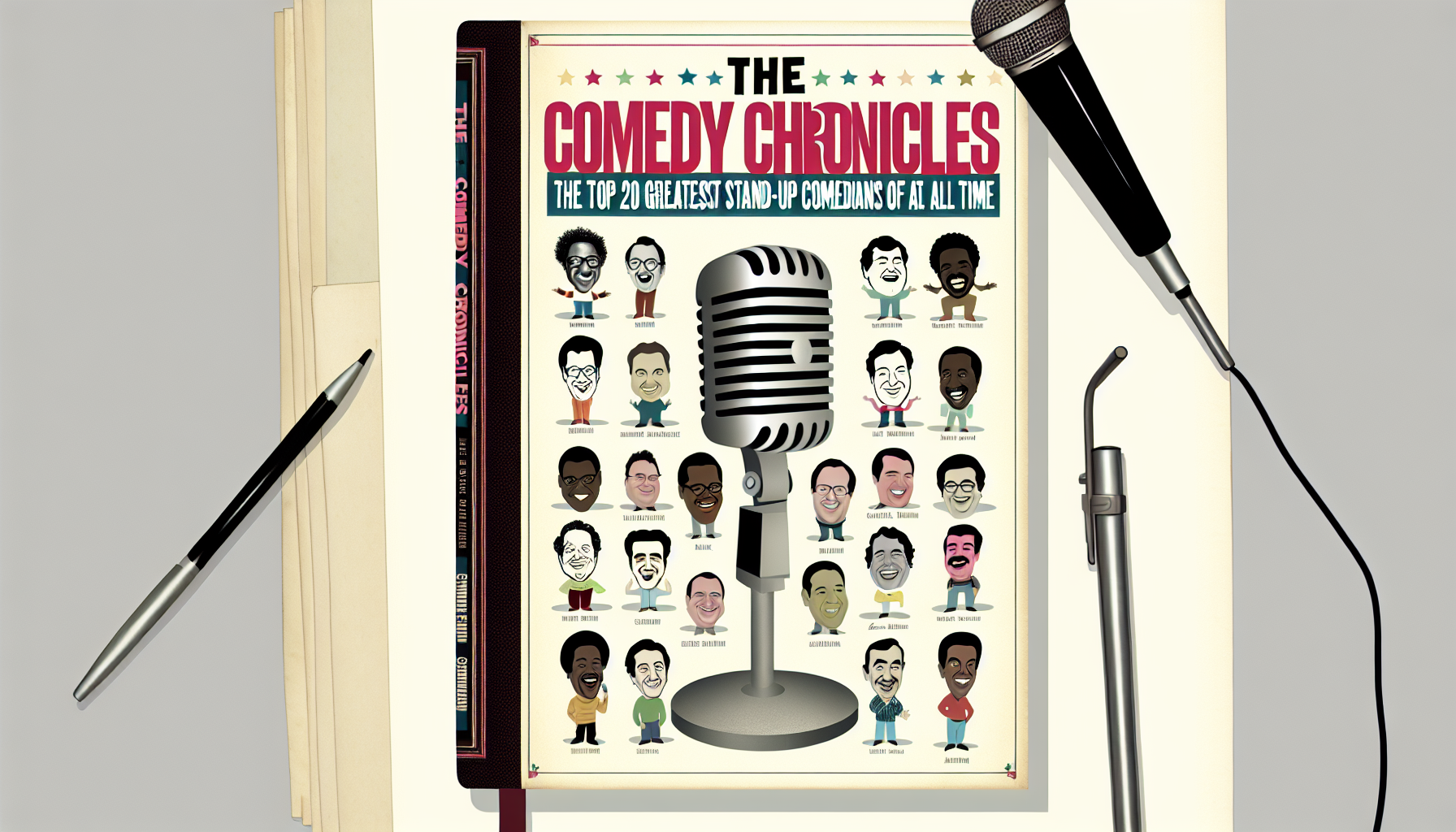 "The Comedy Chronicles: The Top 20 Greatest Stand-Up Comedians of All Time"