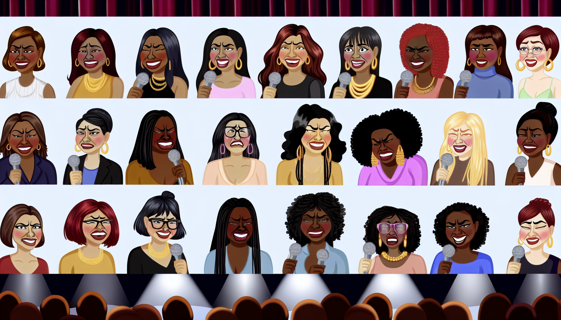 The Funniest Women: Top Female Comedians of All Time